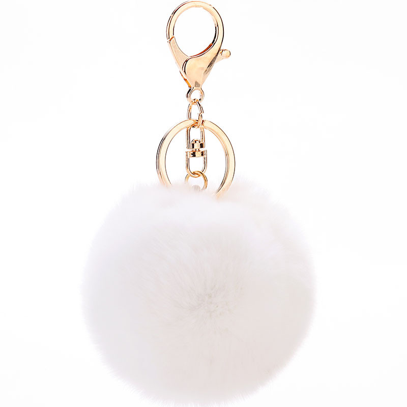 

Pompon Brelok Naturalne Futerko Keychain Zawieszka