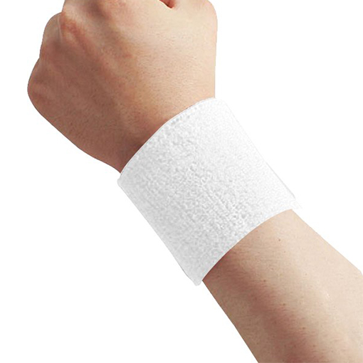 FROTKA FROTA OPASKA NA RĘKĘ NADGARSTEK SPORTOWA NA POT ELASTYCZNA BIAŁA Marka inna