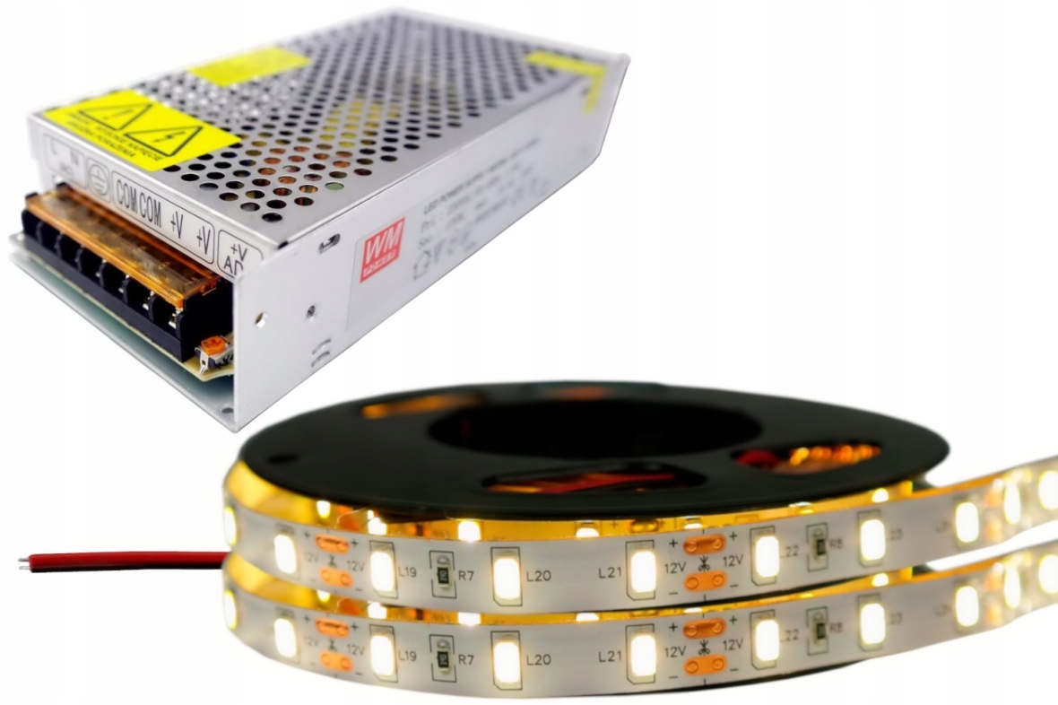 

Zestaw taśma Led 300 Smd IP20 5630 Neutralna 10m