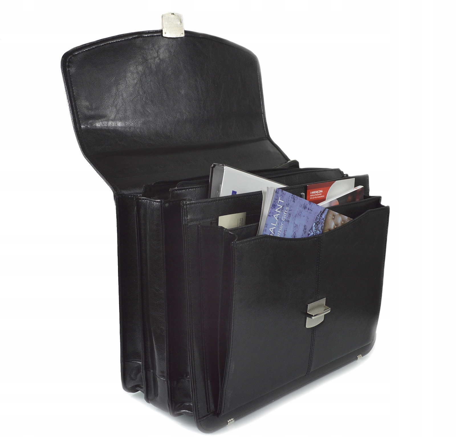 Teczka skórzana biznesowa na laptop 18 cali M559 Kolor okuć inny