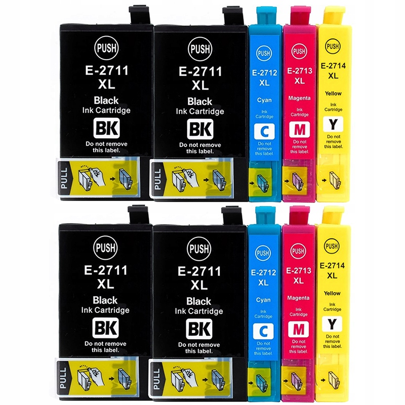 

10x Tusz Do Drukarki Epson WF-7720DTWF 27XL E2711
