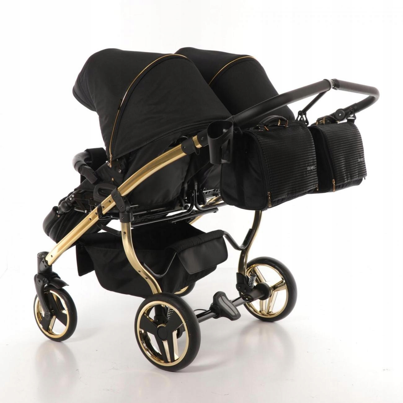 WÓZEK BLIŹNIACZY JUNAMA DIAMOND S LINE DUO 8W1 Rodzaj kół Żelowe