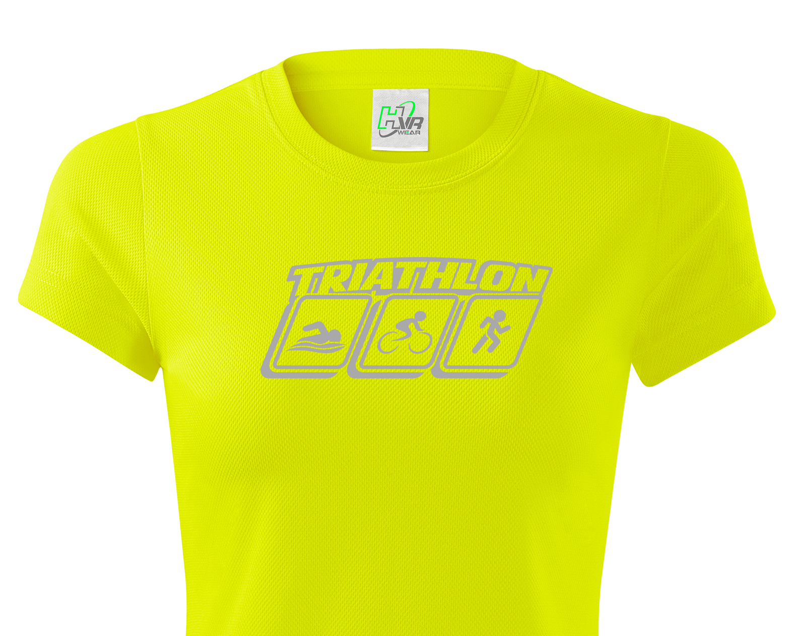 TERMOAKTYWNA BLUZKA SPORTOWA FLUO ODBLASKOWA HVR