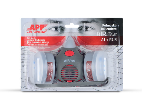 POLMASKA LAKIERNICZA APP AIR Plus A1 P2 R ZESTAW Producent code 090750