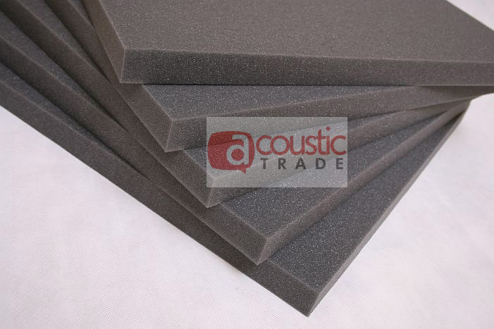 акустична піна звукоізоляційний килимок гладкий 50x50x1 модель ST10/50