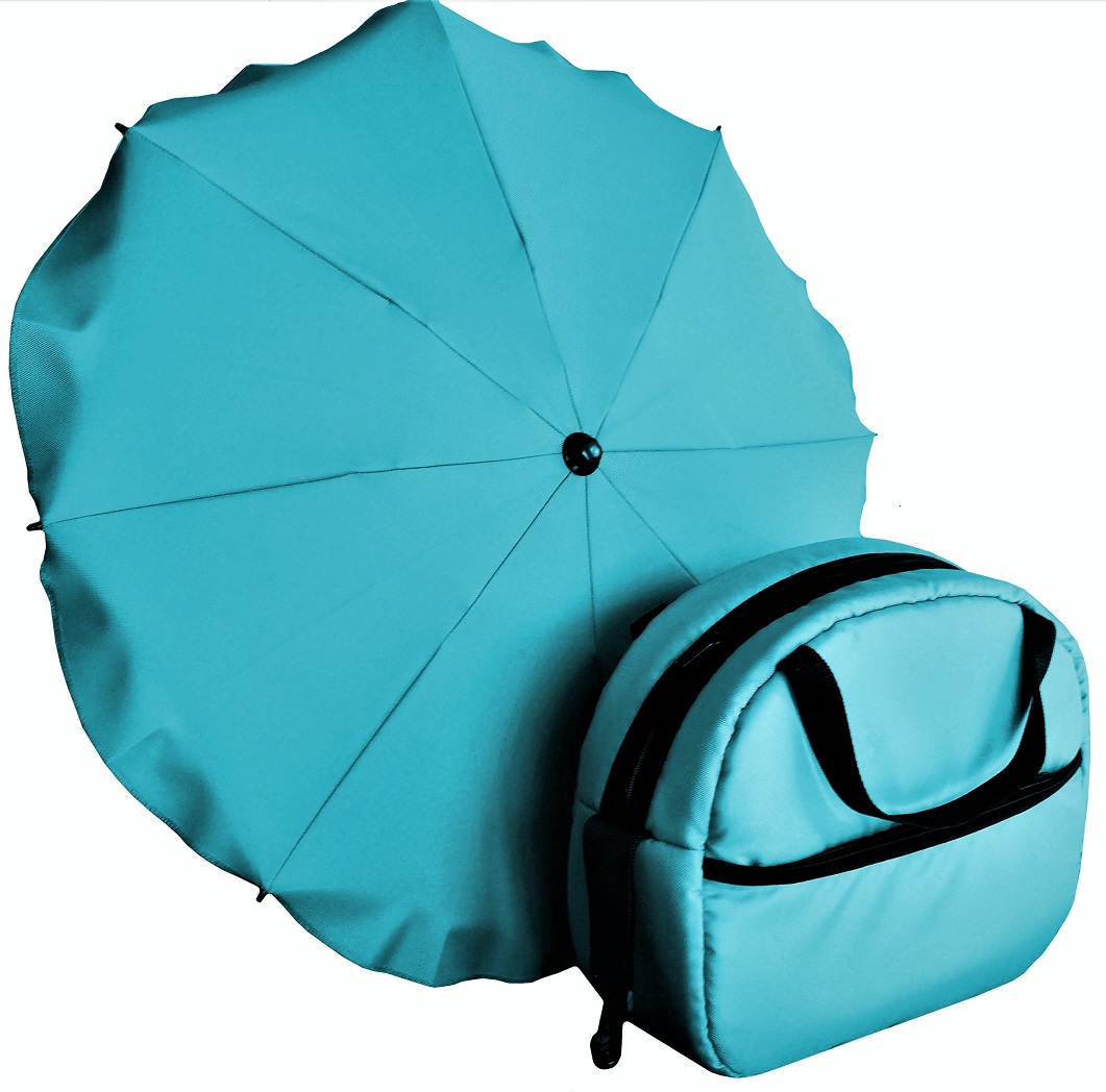 AS ZESTAW: TORBA +PARASOLKA DO WÓZKA -MASA KOLORÓW Kod producenta zestaw