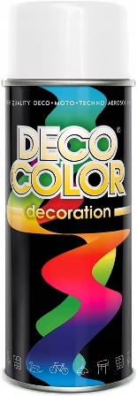 

Deco Color Farba Lakier Ral 9010 Połys Spray 400ml