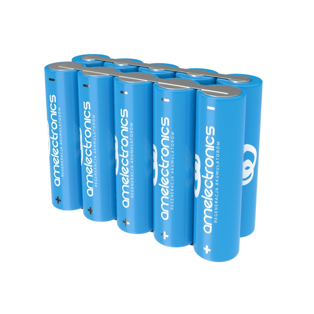 

Pakiet akumulatorów 18650 7,4V 2S5P 17500mAh Li-io