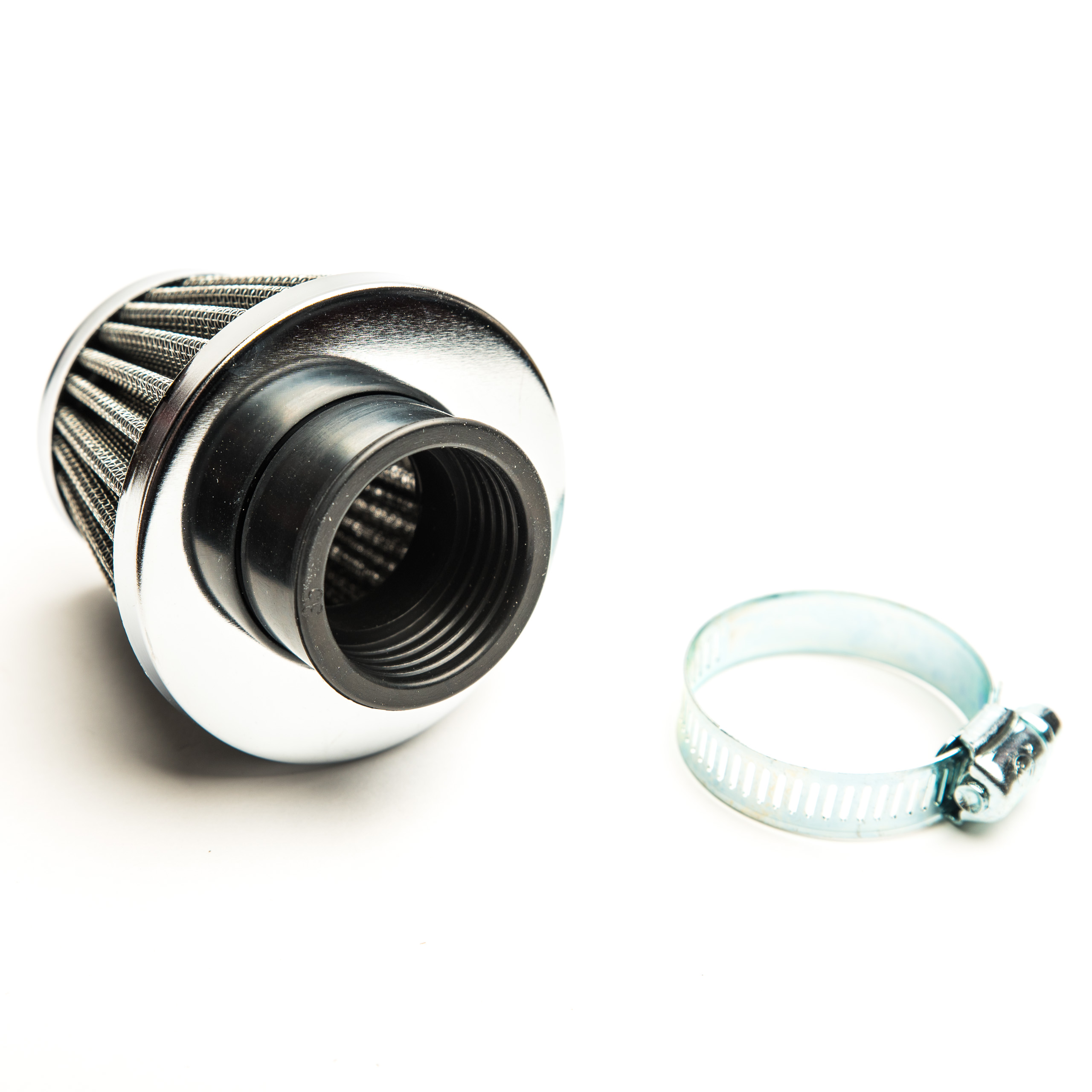 Filtr powietrza stożkowy skuter motor chrom 35mm Producent Wilmat