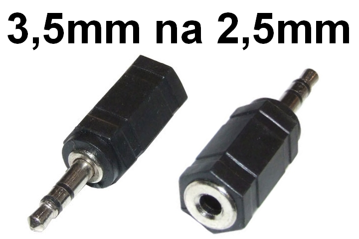 

Adapter Gniazdo Mini Jack Wtyk Mikro Jack 2,5 M