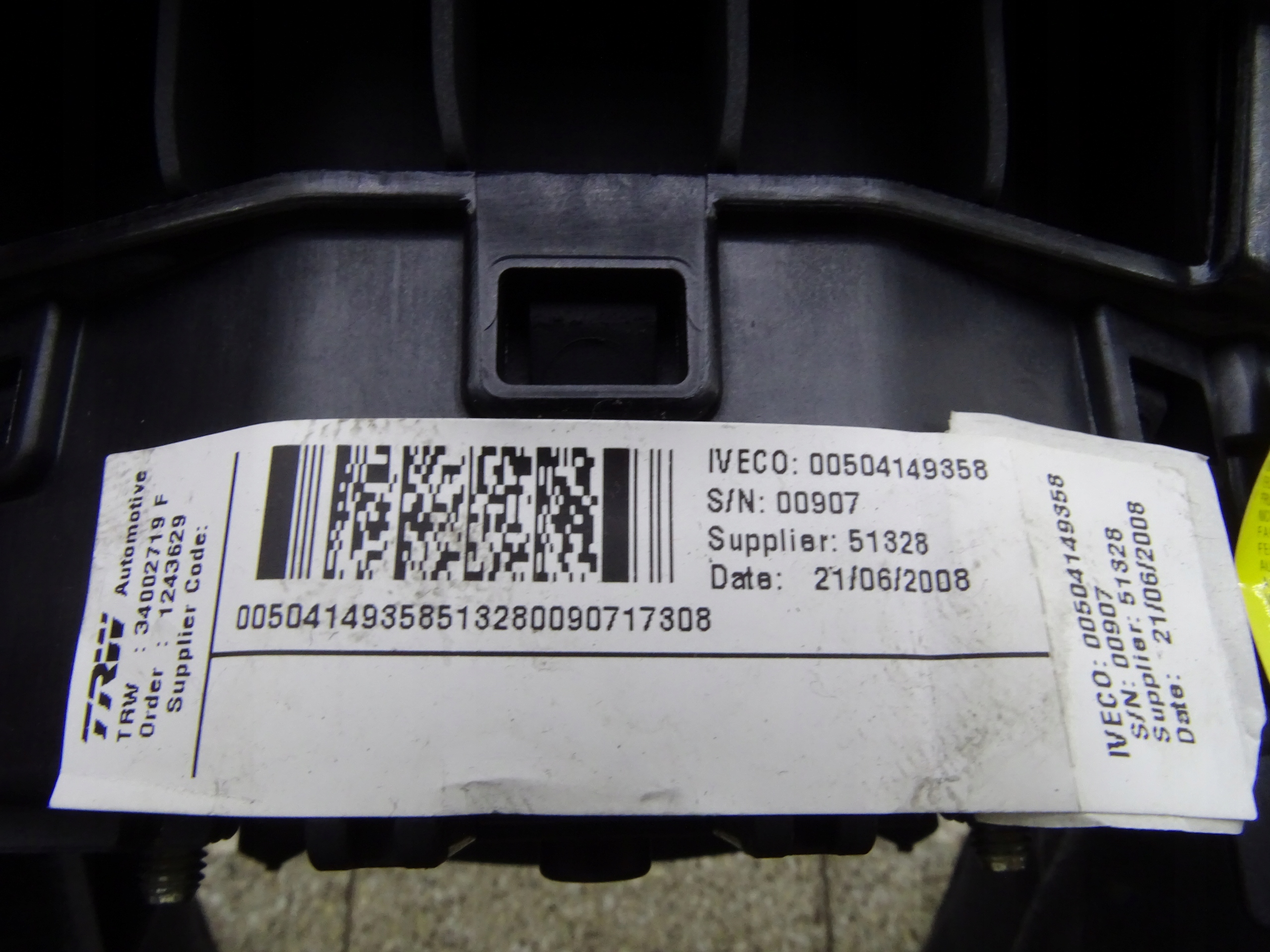 IVECO DAILY IV V 06-14 PODUSZKA AIRBAG KIEROWNICY Producent części Inny