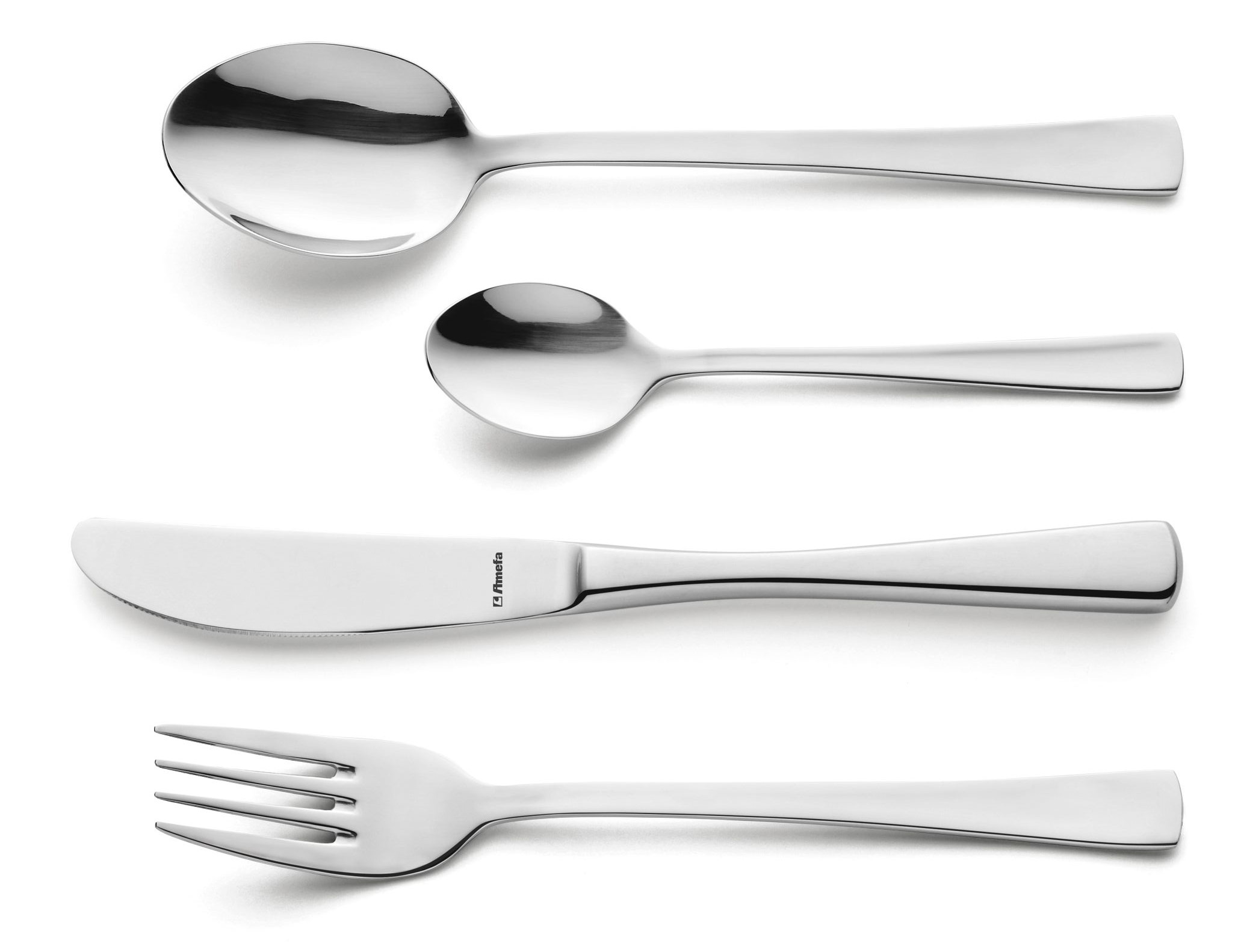 AMEFA 12 SZTUĆCE ATLANTIC ŁYŻECZKI HERBATA ZESTAW Linia ATLANTIC