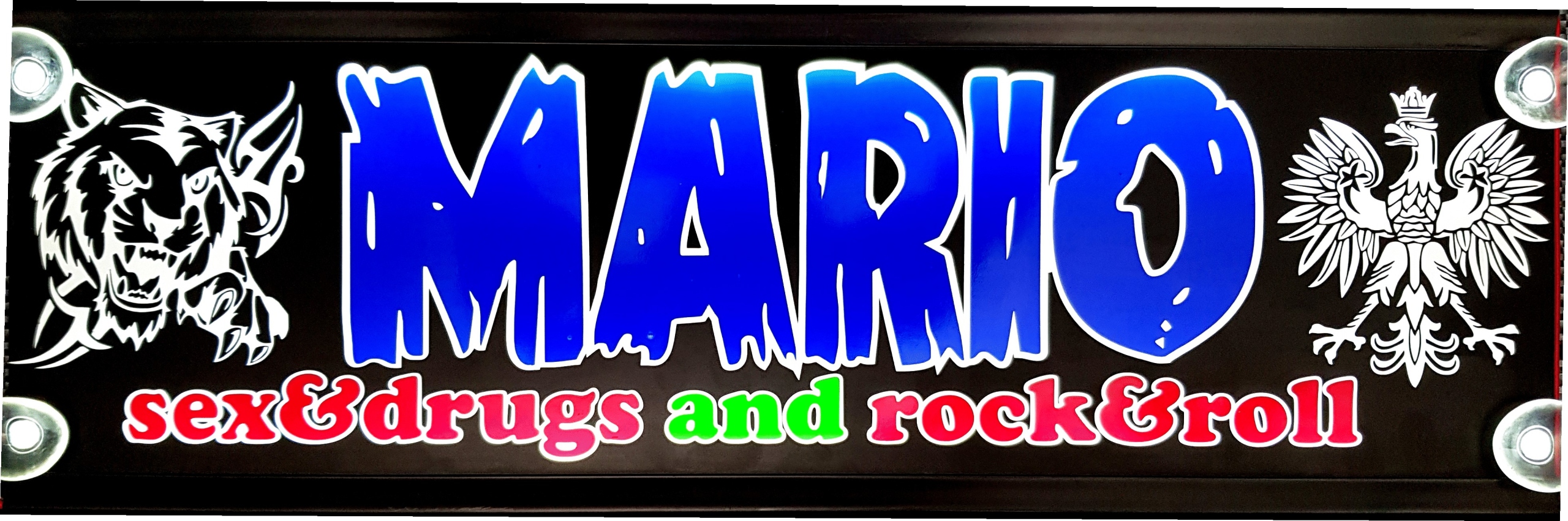 Name board 50x14 LED truck GIFT SET