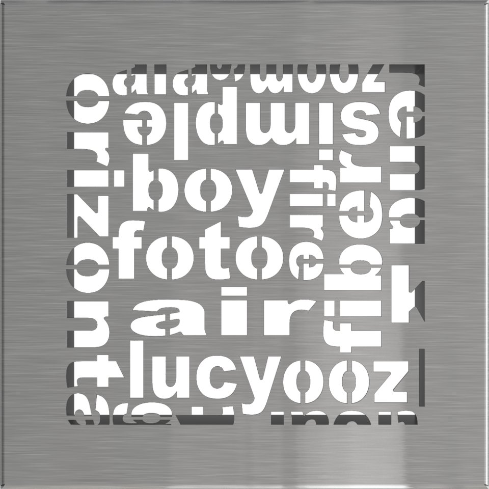 Krbová Mřížka 17x17 Abc Broušená Větrací