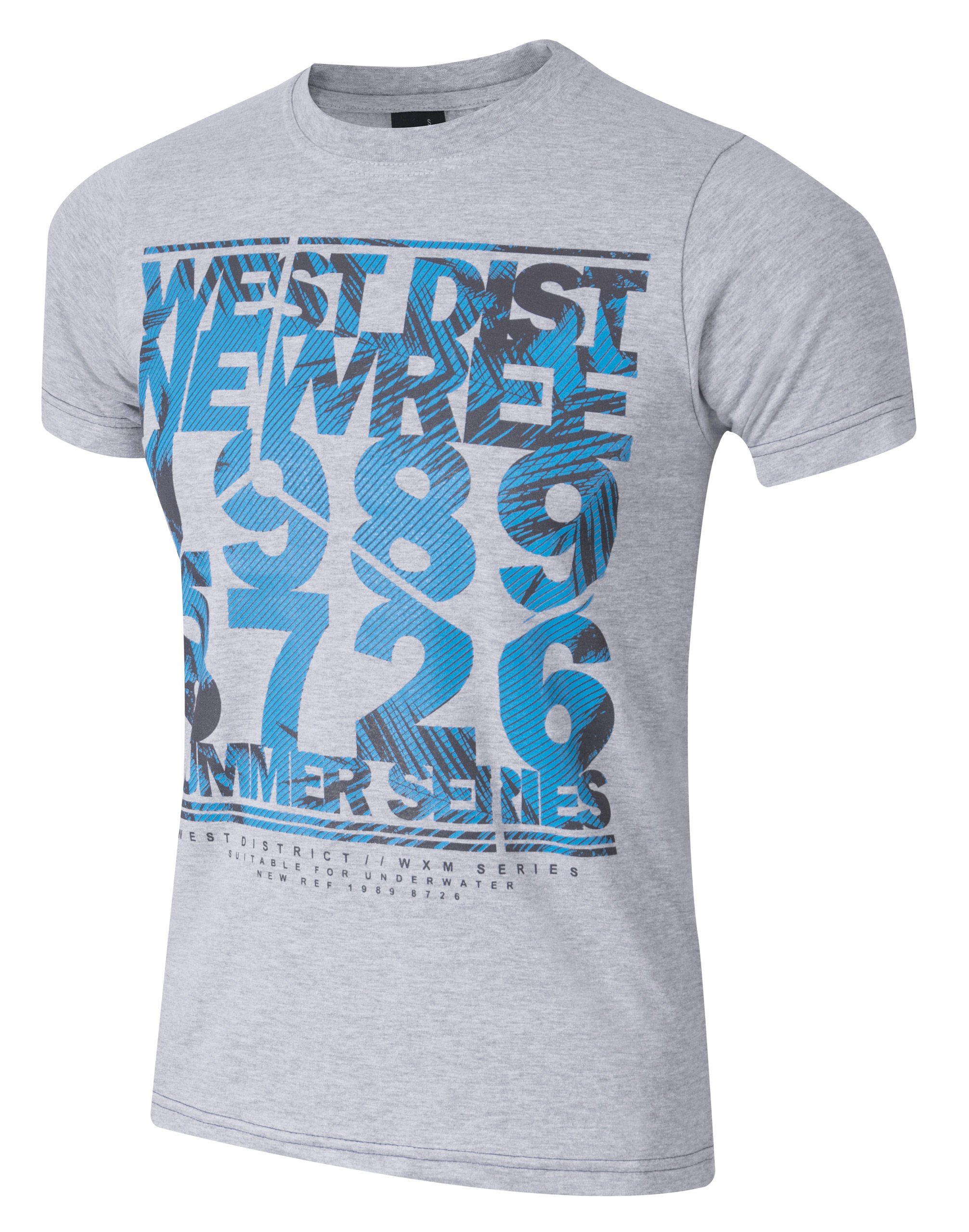 

T-shirt Koszulka Koszulki Męskie KM05 r S melanż