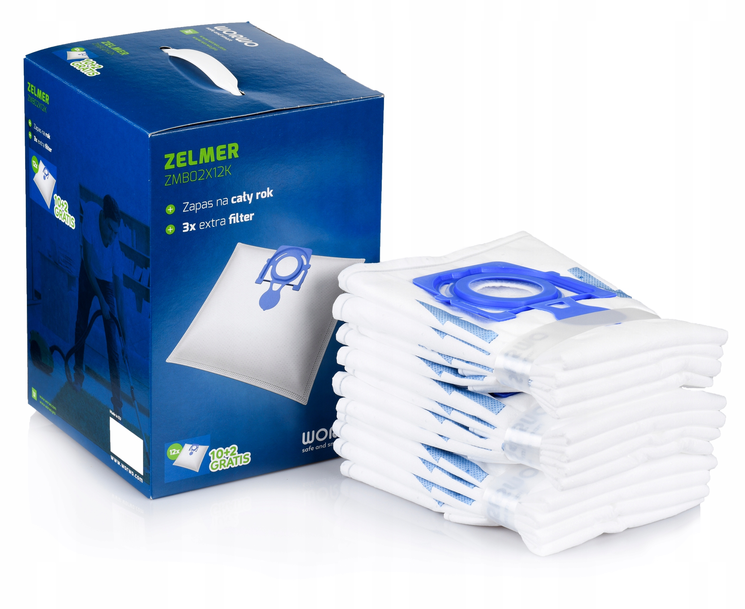

24x Worki Do Odkurzacza Zelmer Meteor ZVC212EF