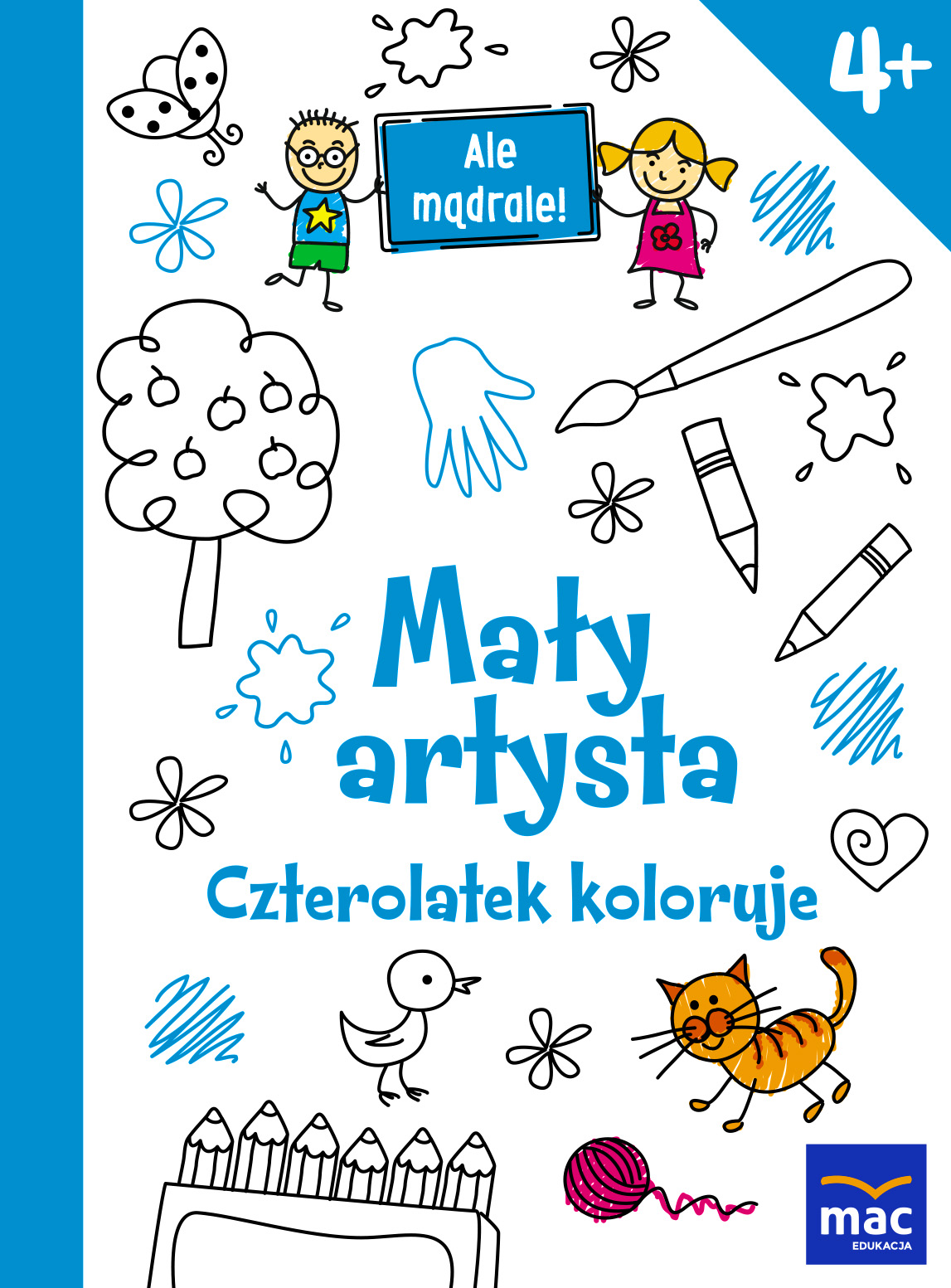

Mały artysta czterolatek koloruje ale mądrale