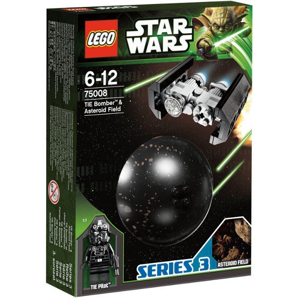 Lego Star Wars 75008 Tie Bomber i pole asteroid Nowe
