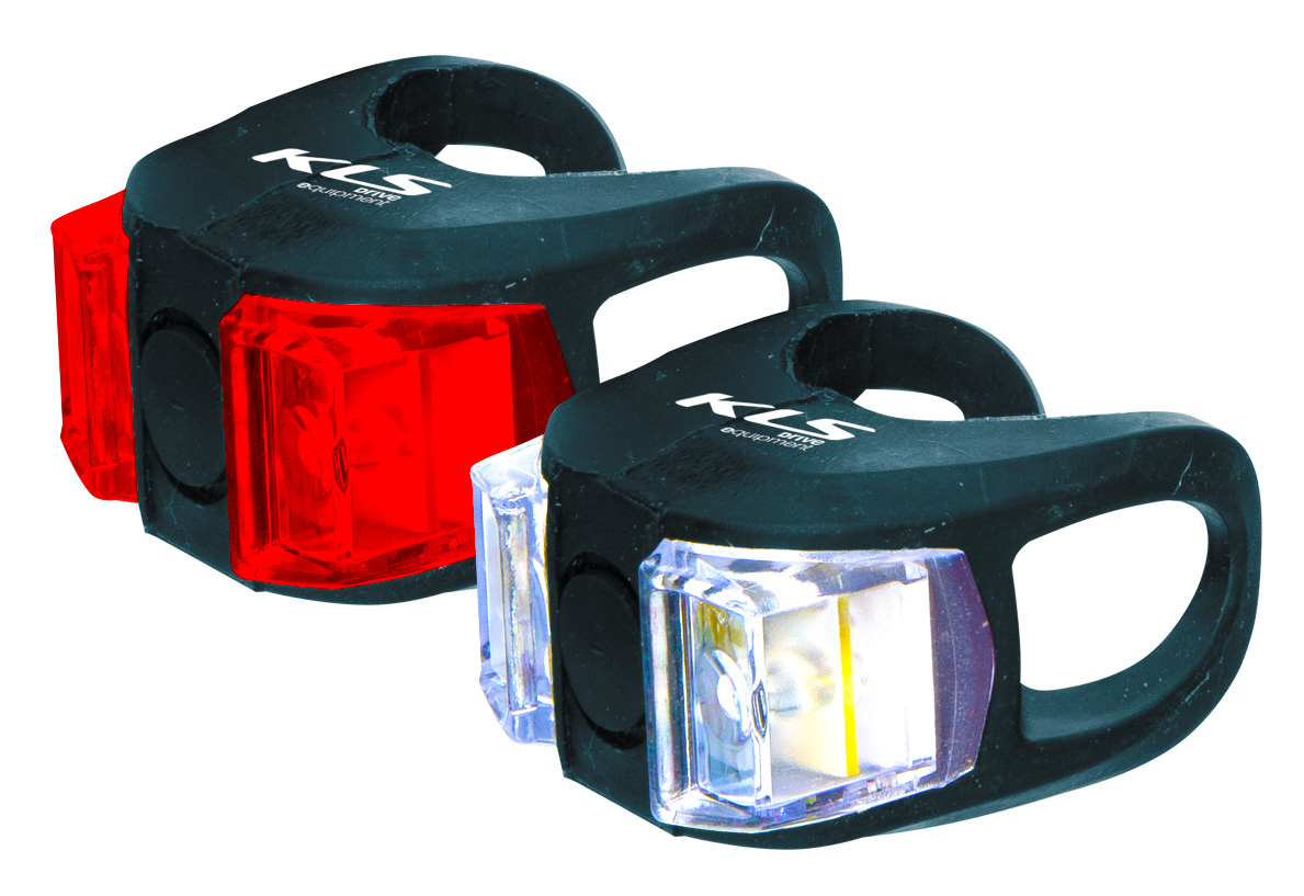 

Komplet oświetlenia Led Kellys Twins diodowe black