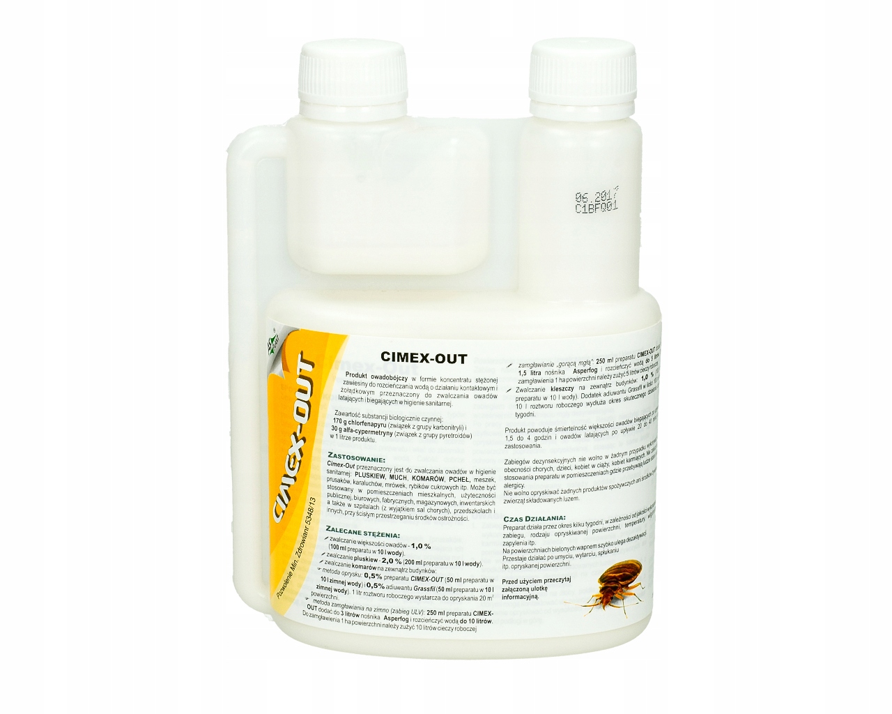 

Oprysk Koncentrat Na Pluskwy Karalucy Cimex 500ml