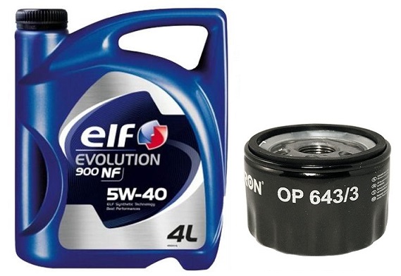 

Elf Evolution 900 Nf 5W40 4L Filtr Oleju OP643/3