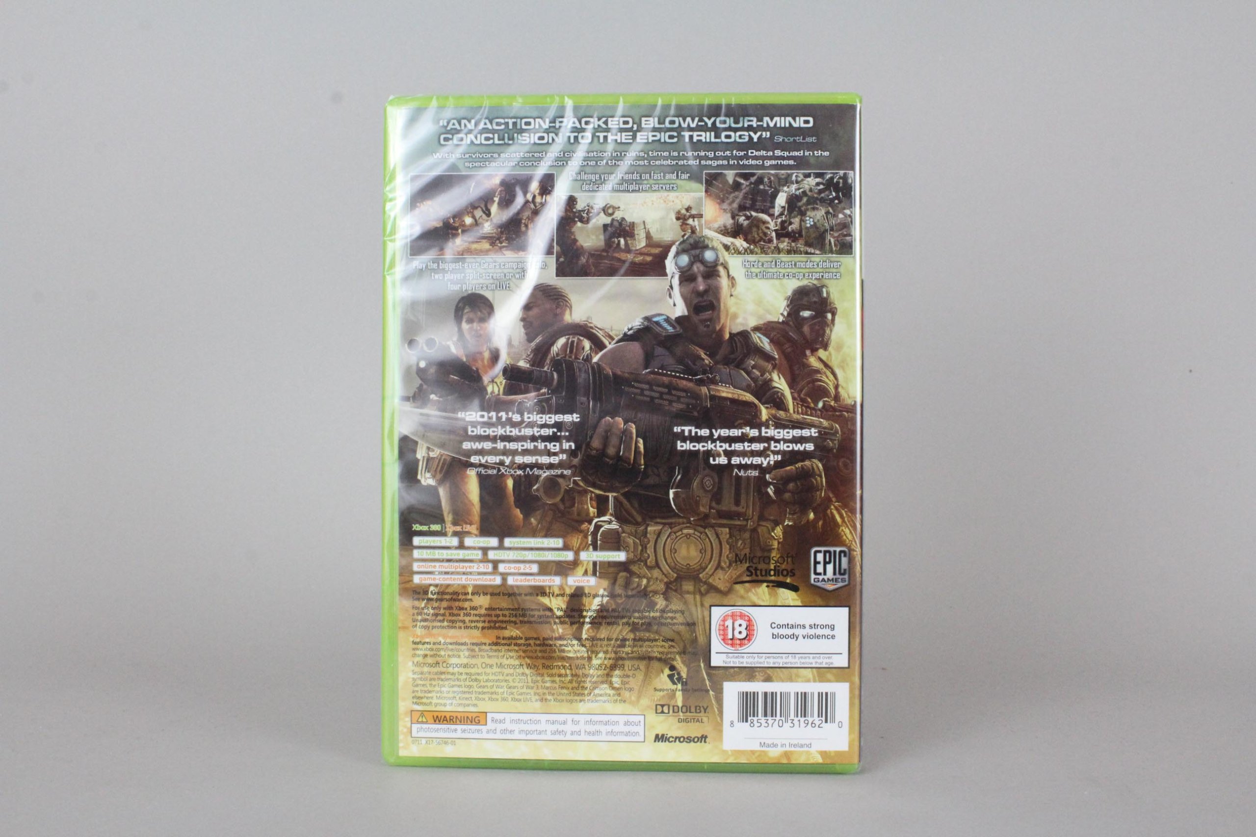GEARS OF WAR 3 XBOX360 Tytuł GEARS OF WAR 3