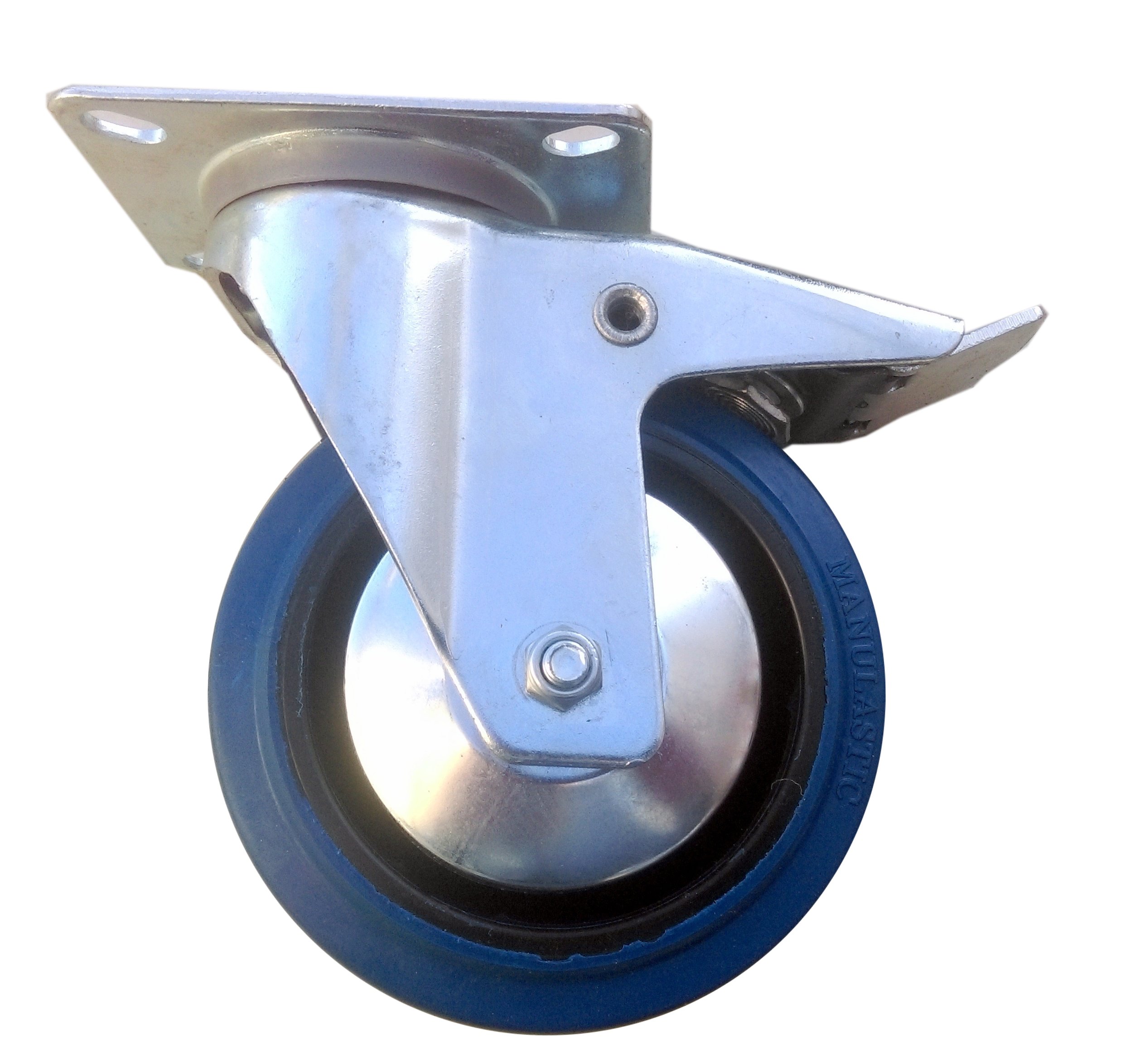 

Koło fi 125 mm na płytkę, nośność 150 Kg!, hamulec