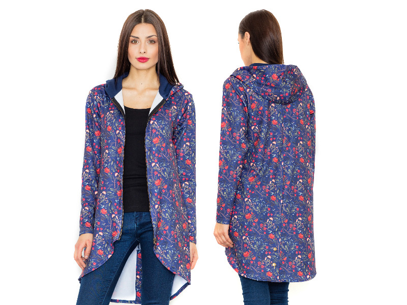 

zasuwana Bluza z Kapturem asymetryczna 42 XL