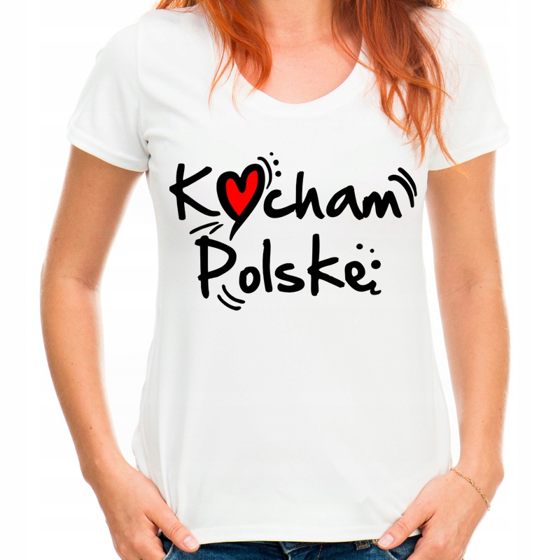 

Koszulka Polska I love Poland Kocham Polskę Hq -XL