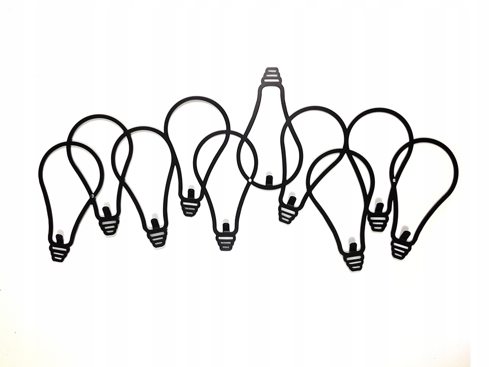 decolicious_pl módní, zajímavý nástěnný věšák Bulbs