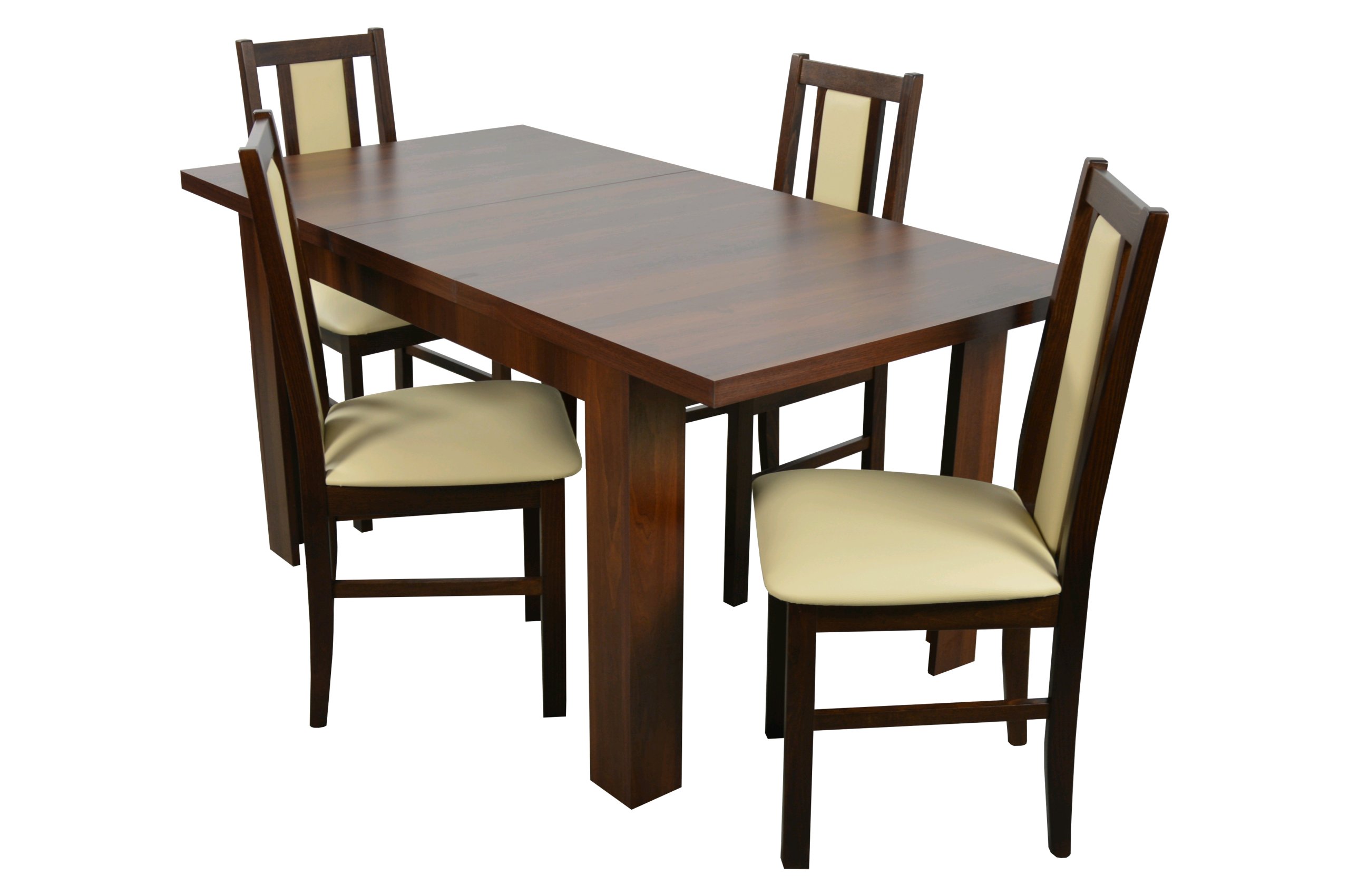 KUCHYŇA nastaviť 80/160 stôl a 4 stoličky vyrobené z DREVA