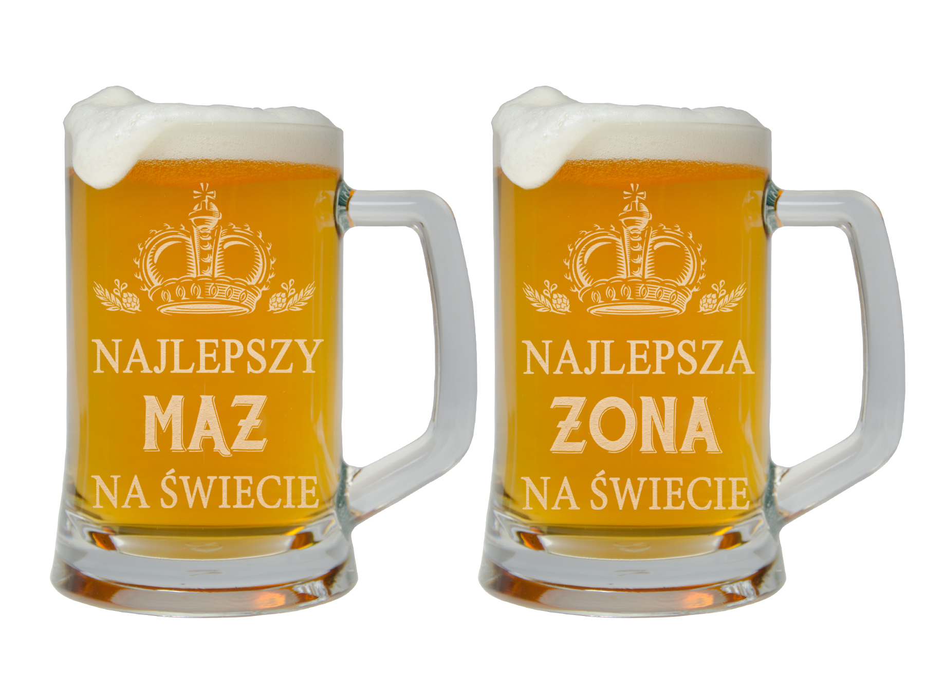 

Kufle Do Piwa Dla Par Z Imionami Grawer 500ml