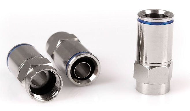 

Wtyk Złącze F Samozaciskowe z Uszczelką 7.4 mm RG6