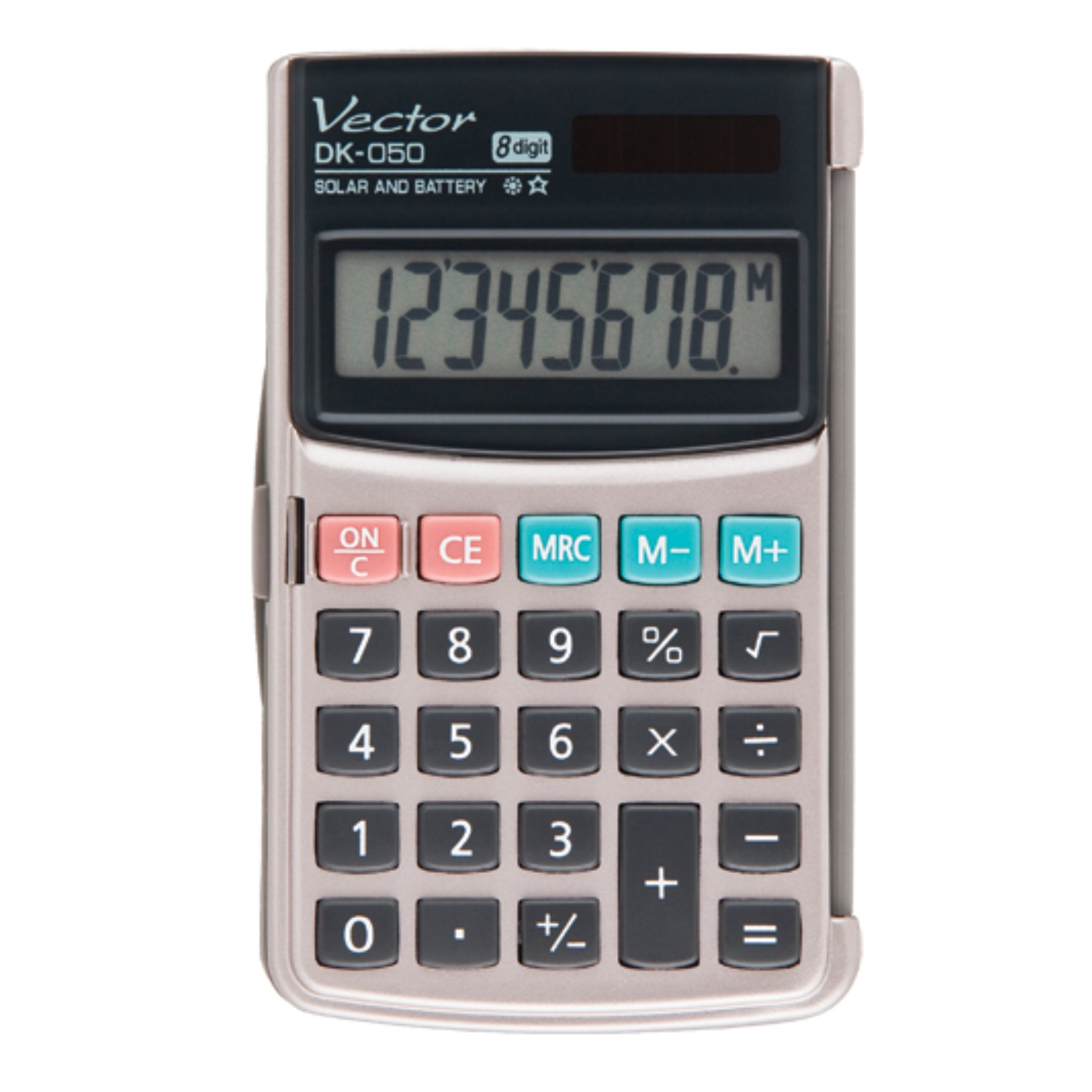 

Mały kieszonkowy kalkulator biurowy Vector DK-050