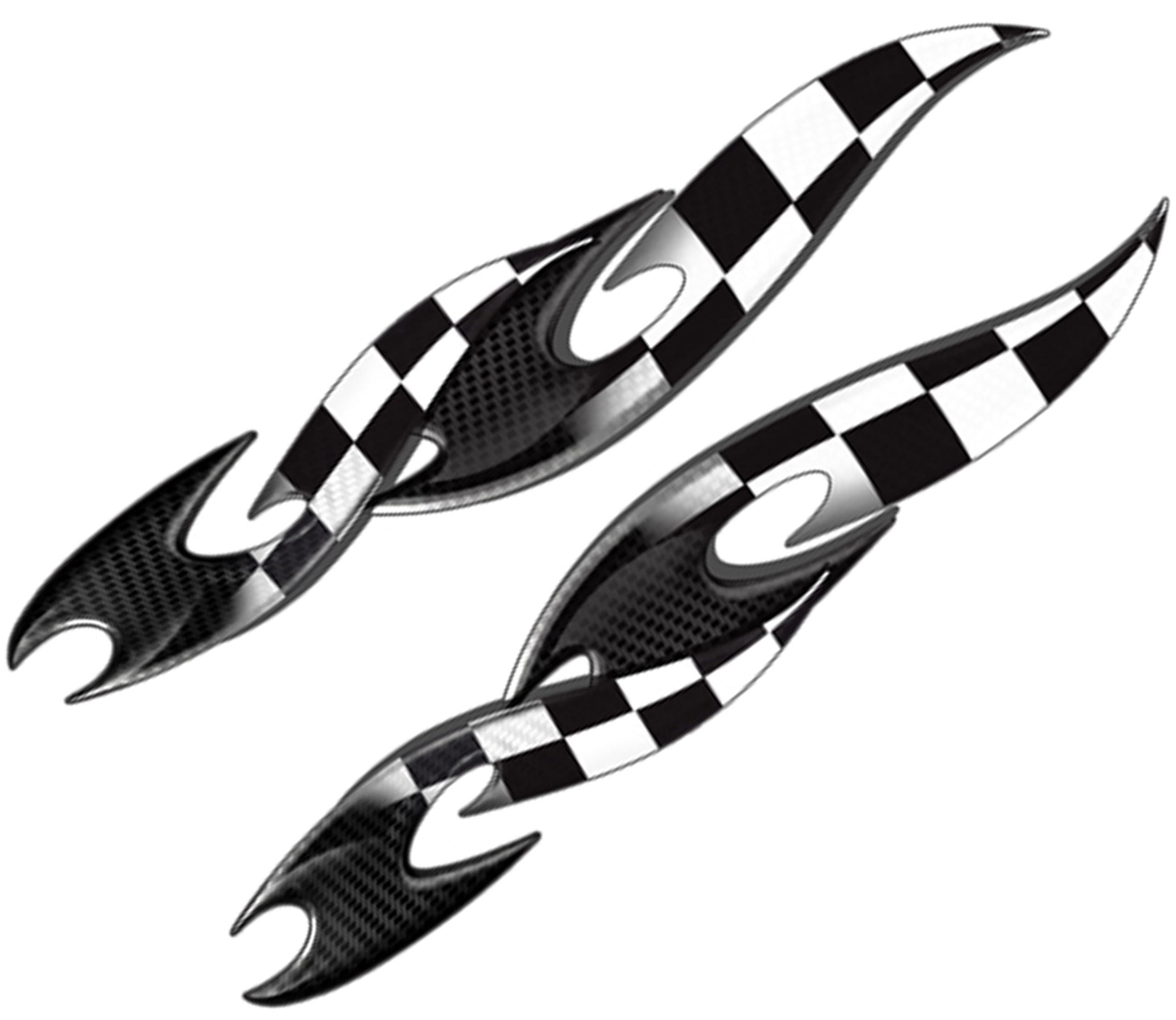 

Naklejka Naklejki Pasy Tribal Carbon Szachownica