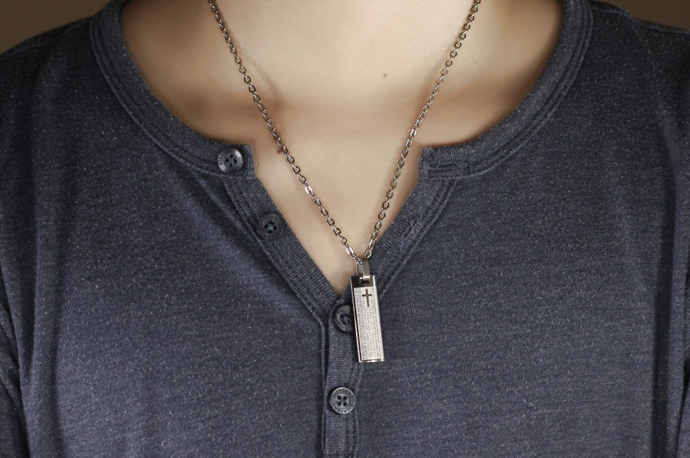 ZAWIESZKA Z MODLITWĄ OJCZE NASZ (HISZ.) + GRAWER Szerokość 12 mm