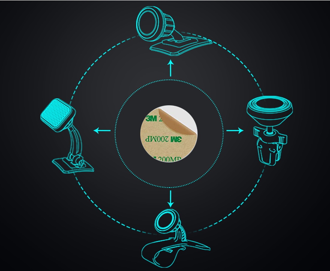 BLASZKA NA POD UCHWYT MAGNETYCZNY PODKŁADKA 30mm Kolor srebrny