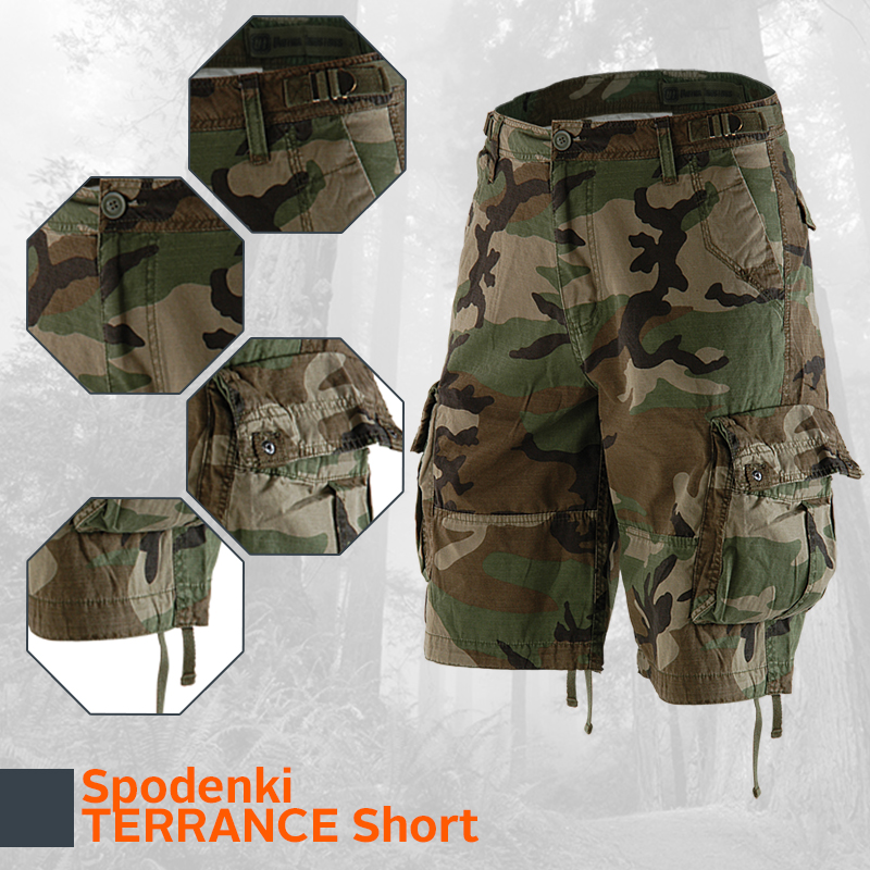 Vintage Industries Spodenki M65 Bojówki Rip Stop L Marka inna