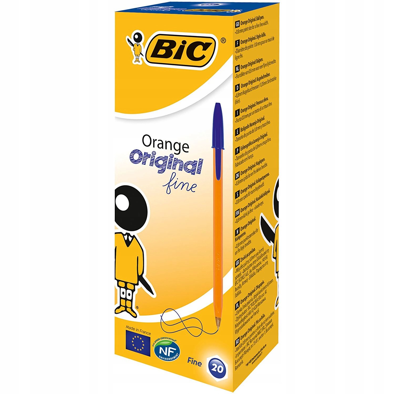 

Długopis Bic Orange Fine Niebieski 20 sztuk