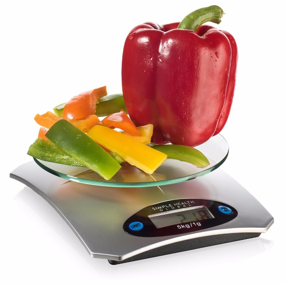 

Elektroniczna Kuchenna Waga Szklana LCD Do 5kg