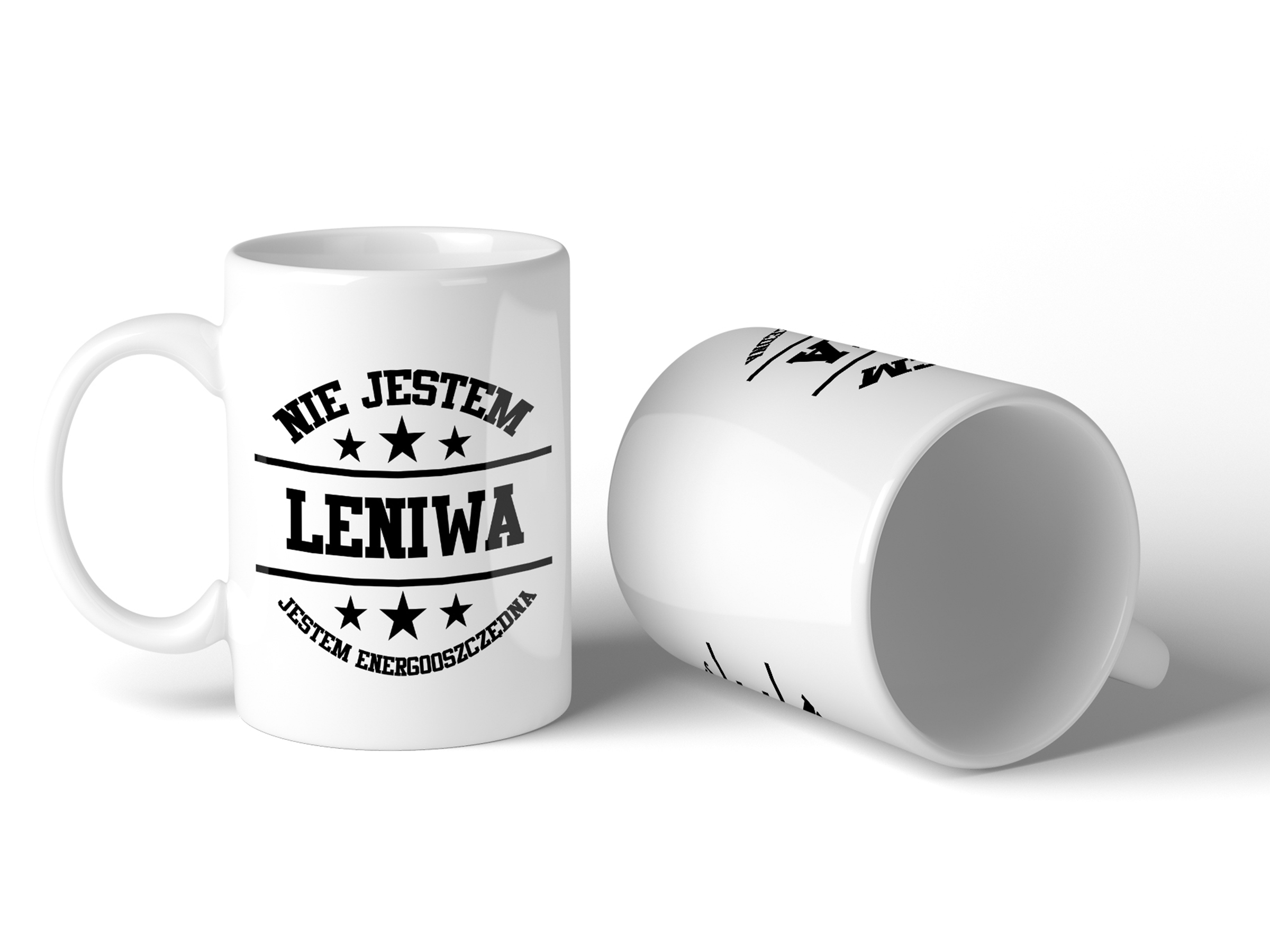 

Kubek Z Napisami Nie Jestem Leniwa Śmieszne 330ml
