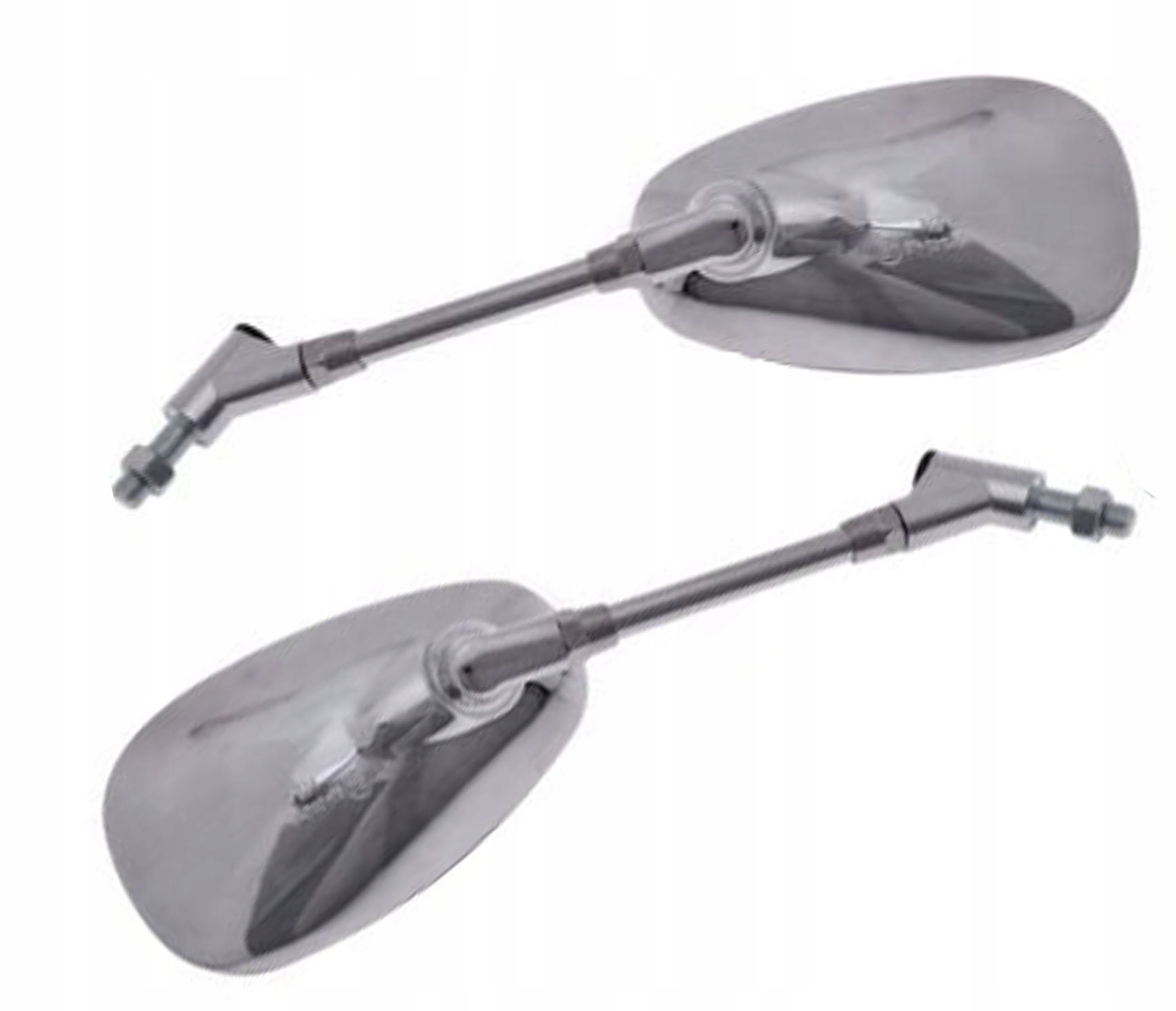 654765732 - Yamaha DRAGSTAR хром овальні дзеркала на 10мм підніжка