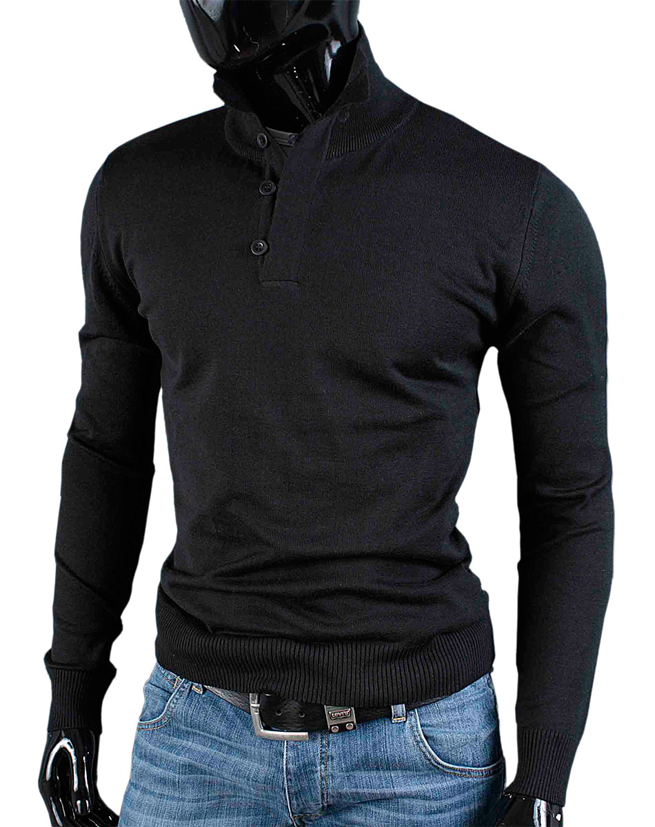

Produkt_pl Sweter Męski Stójka CD06 Czarny__XL