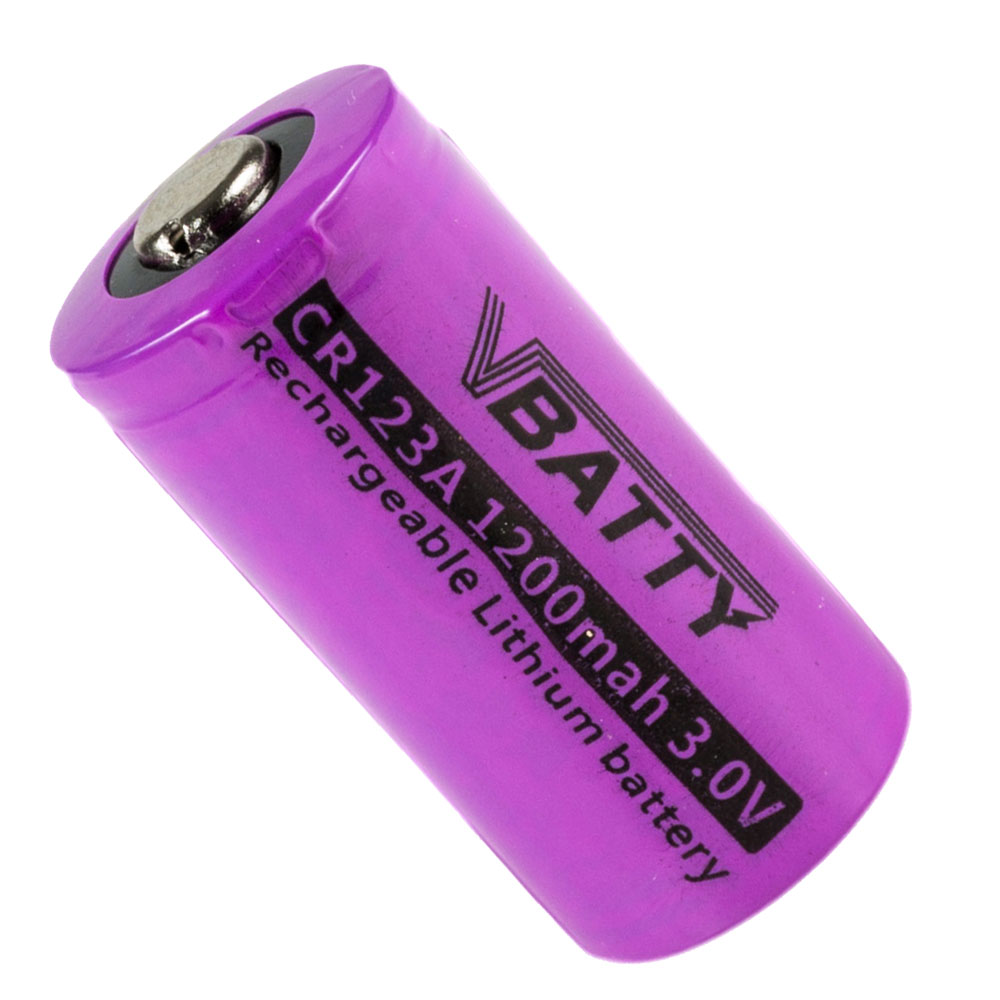 Bateria akumulatorek CR 123a 3.0 V 1200 mAh RCR 4x Marka inna