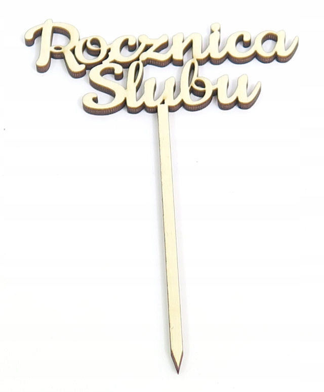 

Dekor Cake Topper Rocznica Ślubu Decoupage WR76