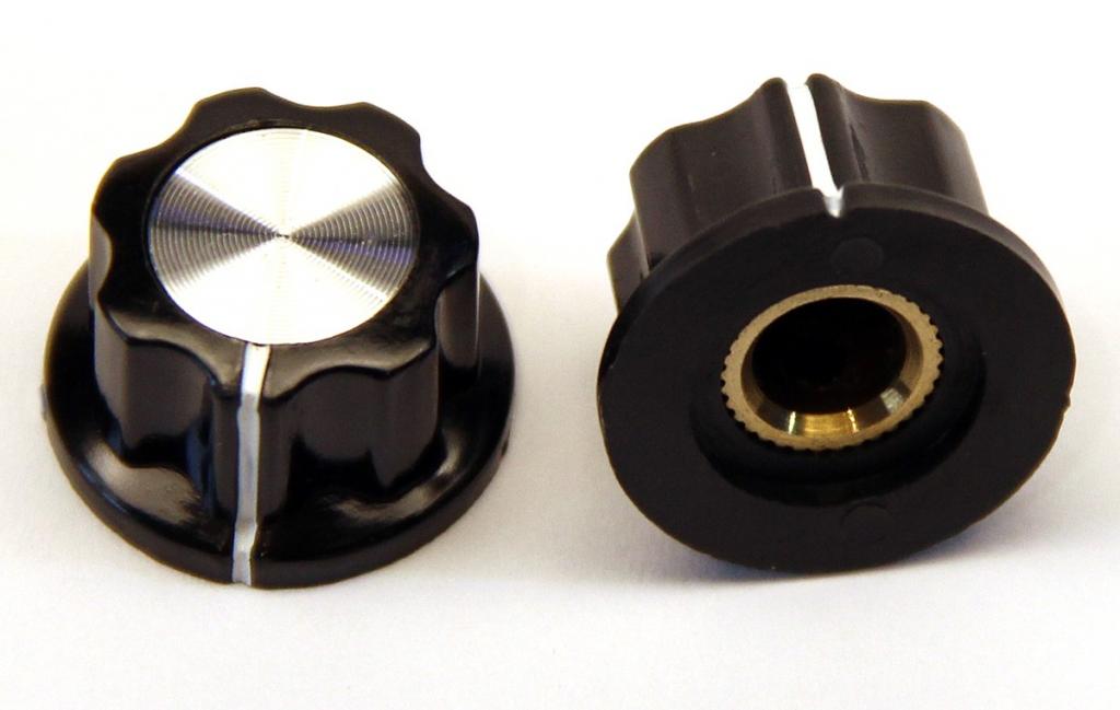 

Gałka bakelitowa czarna do pot. GBC16 16mm 2szt.