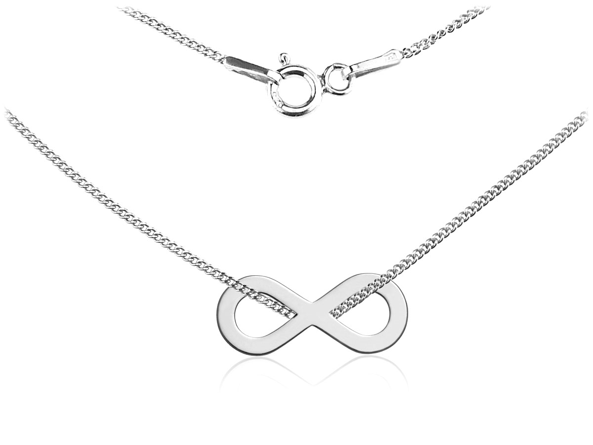 

Celebrytka Naszyjnik Infinity Srebro 925 42cm