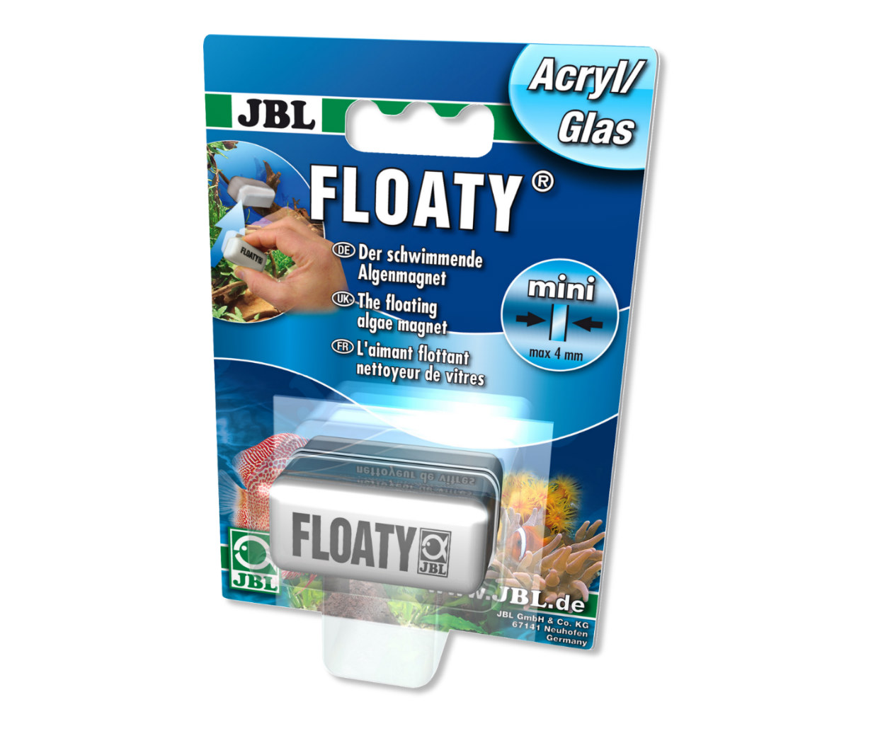 

Jbl Floaty Mini czyścik magnetyczny Acryl Szkło