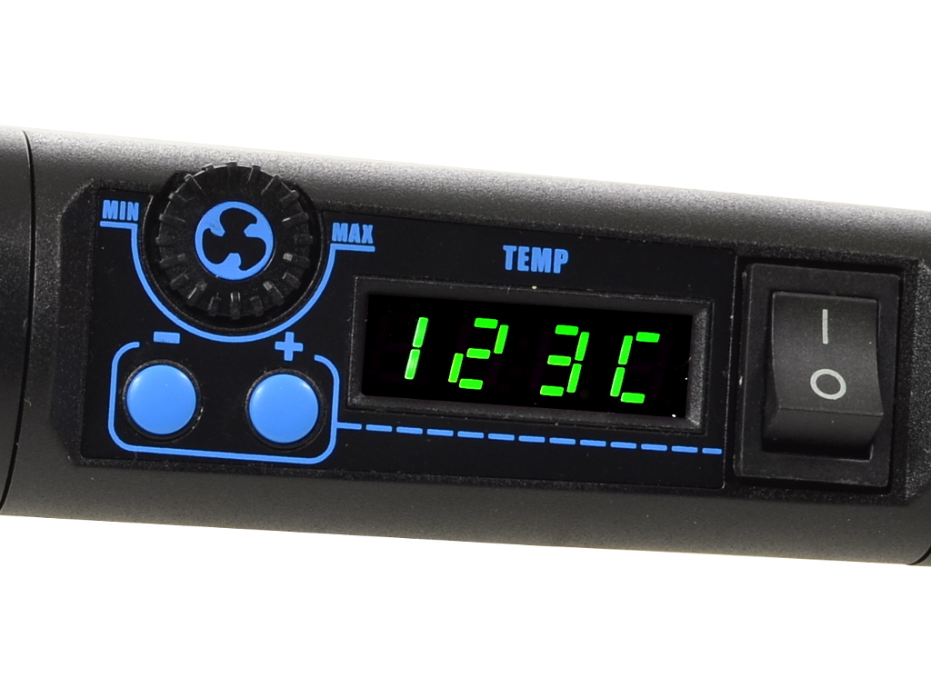 WELDER PLASTIC WEP 8858 + NOZZLES + SHOE + IRON