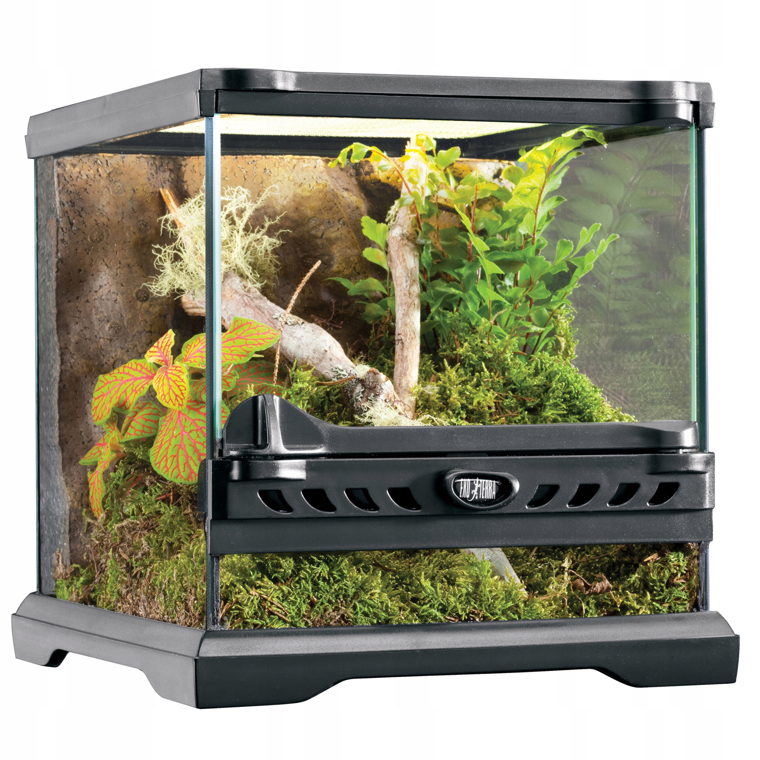 

Exo Terra Terrarium szklane Nano 20x20x20cm z tłem